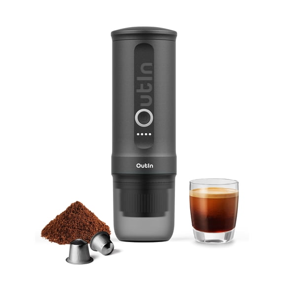 OutIn Nano Portable Electric Espresso Machine (Space Grey)