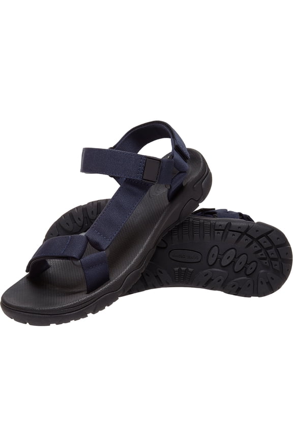 Men's Hiking Sandals Lightweight Casual Athletic Arch Support Male Flat Walking Sandals Summer Blue