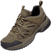 Men's Hiking Shoes Non-Slip Lightweight Sneakers Breathable Athletic Shoes Low-Top Trail Running Shoes