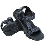 OutPro Men's Sandals Lightweight Open Toe Hiking Sandals Athletic Fisherman Comfort Sandals for Male Outdoor Blue Black