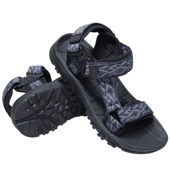 CAMEL Men's Sandals Lightweight Open Toe Hiking Sandals Athletic Fisherman Comfort Sandals for Male Outdoor Blue Black