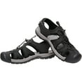 OutPro Mens Hiking Sandals Adjustable Closed Toe Sandals Breathable