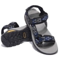 thumbnail image 1 of OutPro Mens Hiking Sandals Open Toe Walking Sandals Fashion Casual Sandals for Male Summer Outdoor Athletic Shoes Gray Blue, 1 of 11