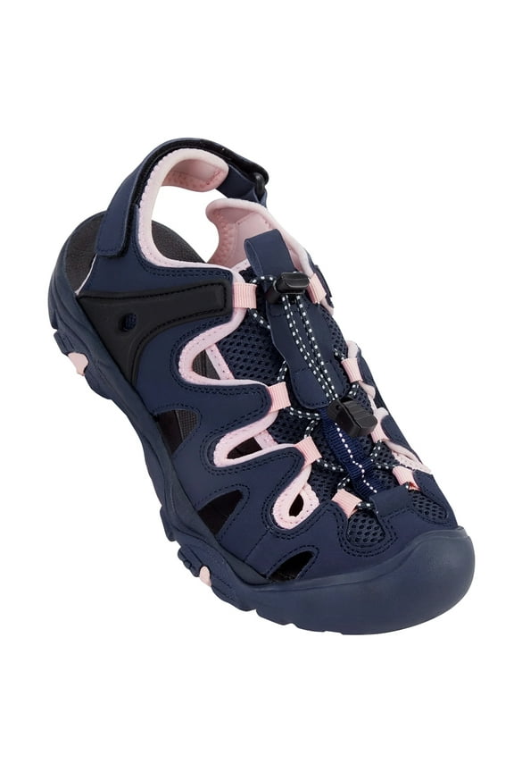 Women's Closed Toe Sandals Hiking Athletic Trekking Sandals Summer Outdoor Water Shoes Blue