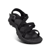 OutPro Women's Hiking Sandals Outdoor Athletic Casual Sandals Summer Beach Shoes for Female Black