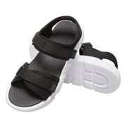 OutPro Womens Hiking Sandals Outdoor Lightweight Footbed Sandals Fashion Platform Beach Shoes Female Athletic Walking Sandals Black