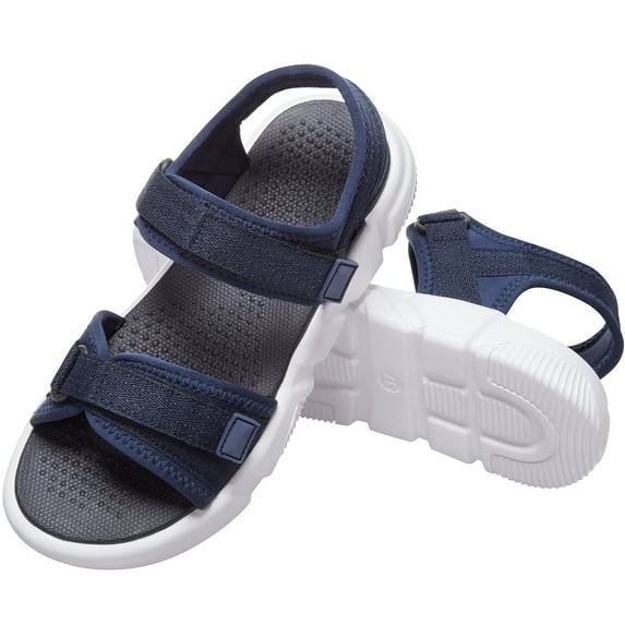 OutPro Womens Hiking Sandals Outdoor Lightweight Footbed Sandals Fashion Platform Beach Shoes Female Athletic Walking Sandals Blue