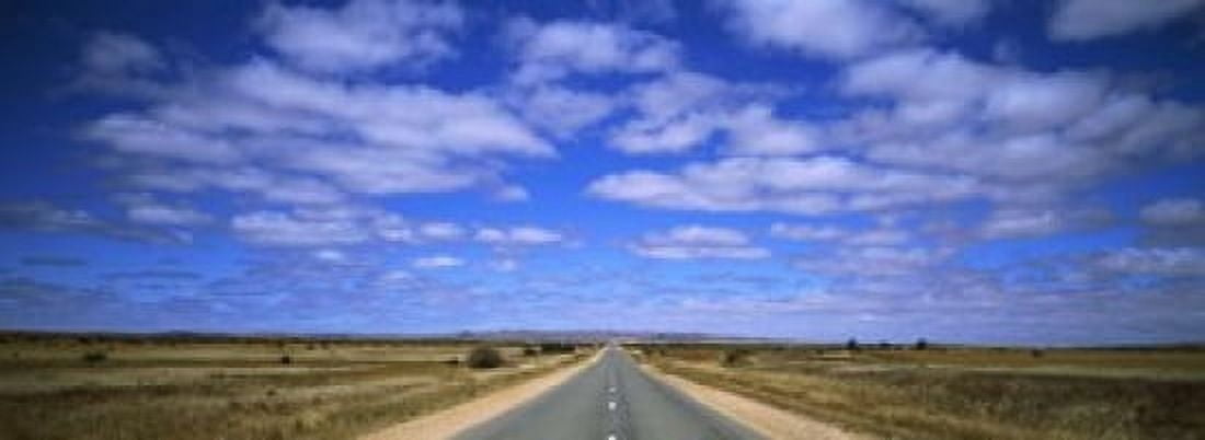 Outback Highway Australia Canvas Art - Panoramic Images (18 x 7)