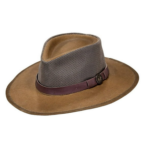 Outback Trading Co Men's Co. Oilskin Kodiak Hat - 1472TAN