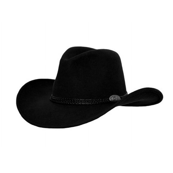 Outback Trading Co Men's Co. Shy Game Crusher Upf50 Australian Wool Hat Black Small