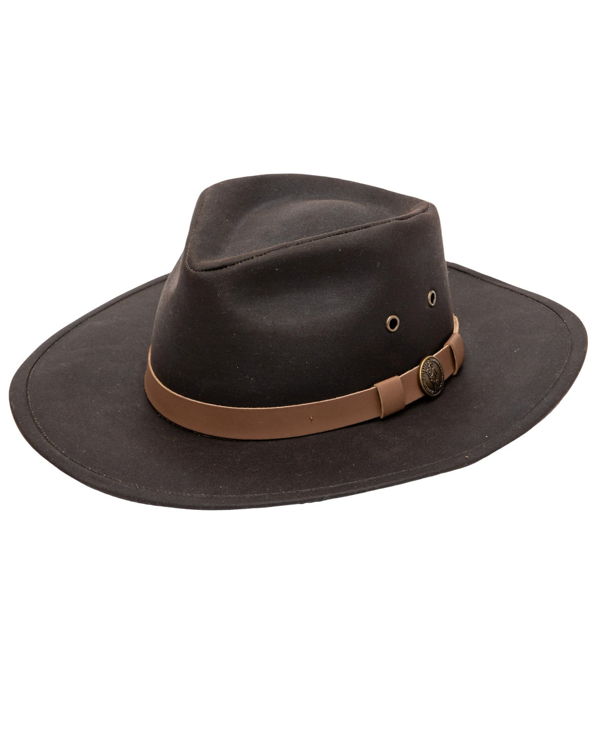 Cawley British Dry Oilskin Sun Hat in Graphite