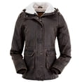 thumbnail image 1 of Outback Trading Co Women's Co. Woodbury Canyonland Jacket With Sherpa Hood Brown   US, 1 of 6