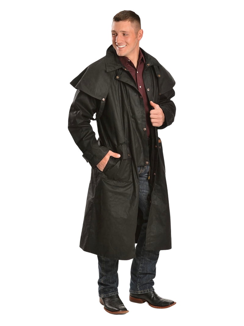 Outback Trading Duster Mens Low Rider Waterproof Oilskin Snaps