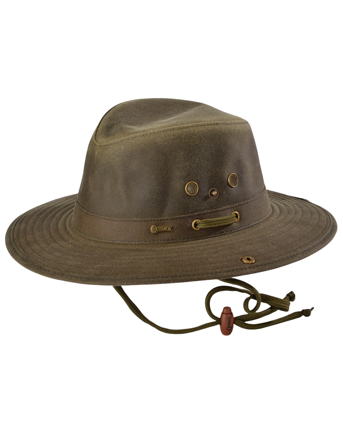 Outback Trading Hat Mens River Guide Oilskin Waterproof Rugged