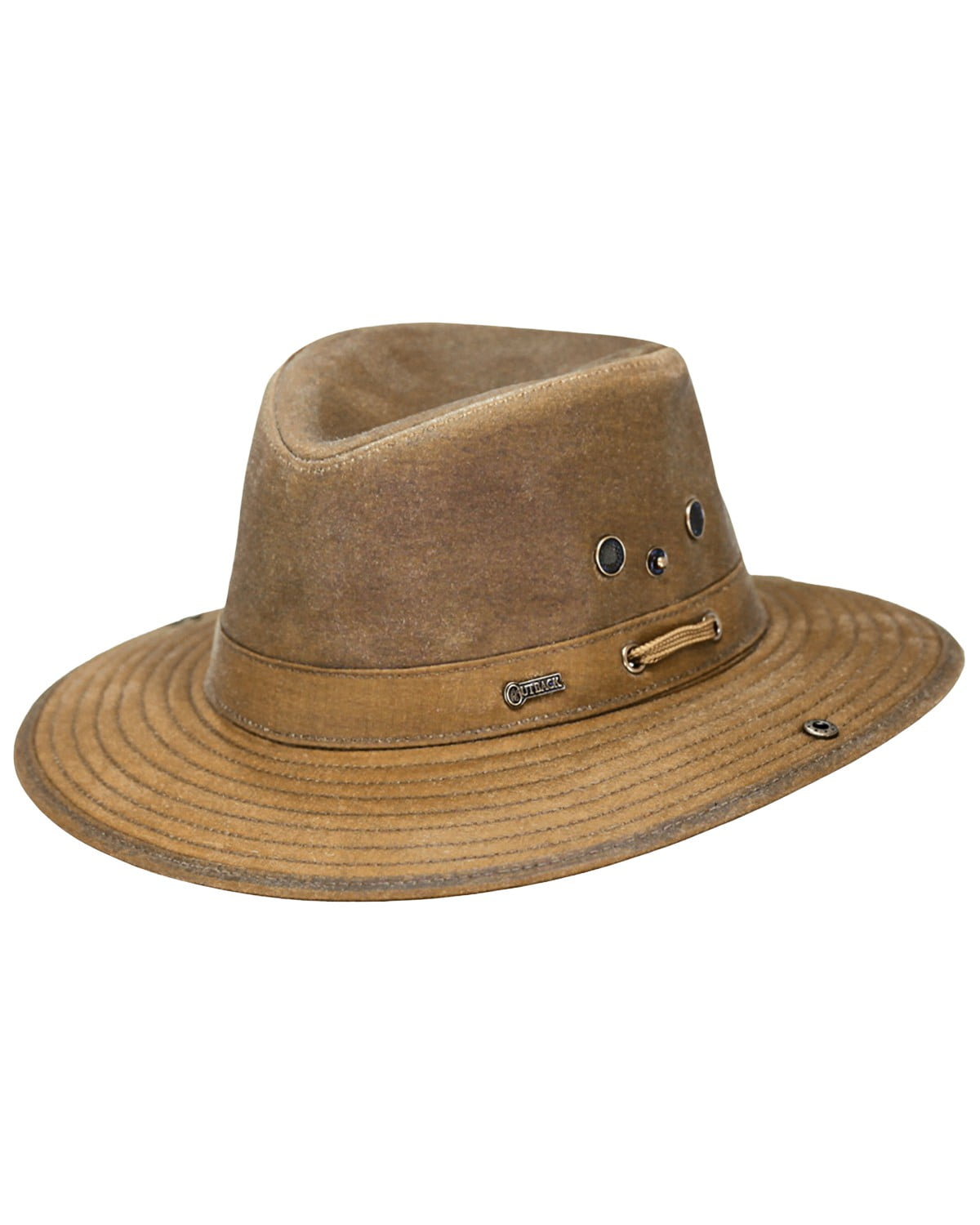 River Guide Outback Trading Australian Oilskin Hat Men's River