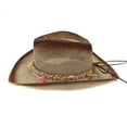 thumbnail image 1 of Outback Western Straw Cowboy Hat for Men and Women Sun Baseball Cap, 1 of 4