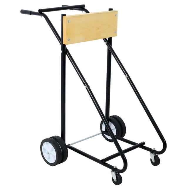 Outboard Boat Motor Stand, Engine Carrier Cart Dolly Storage Pro Heavy 