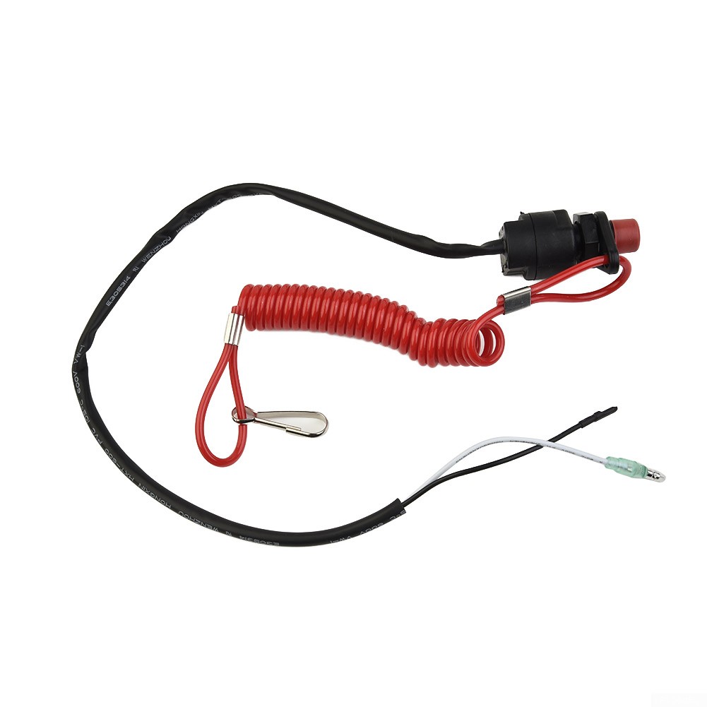 XJUBoat Kill Switch Lanyard, Motorcycle Outboard Lawn Mowers Emergency