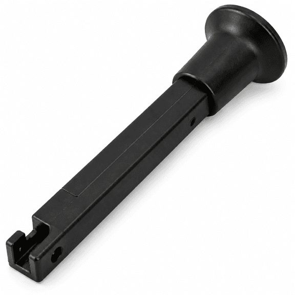 Outboard Engine Choke Rod Replacement, Marine Air Choke Control Handle with Black Plastic Pull Knob, Manual Choke Lever for Boat Motors, Outboard Engines, Fishermen and Marine Maintenance