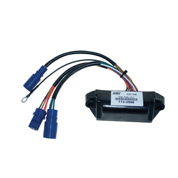 Outboard Ignition CDI Module Compatible with Johnson Evinrude 65 70 75HP Looper 3.000 Bore 3-Cyl 150 155HP Cross Flow 6-Cyl 2-Stroke 1979-1984 113-2556 1132556