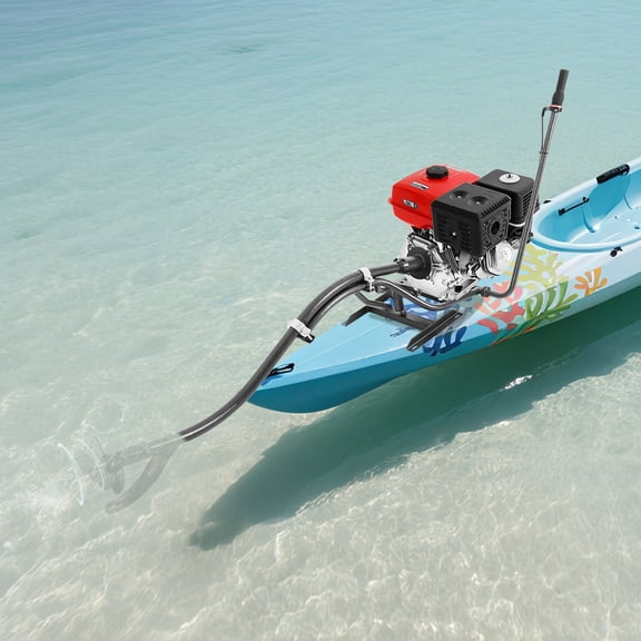 Outboard Motor, 4 Stroke, Single Cylinder, Air-cooled, Fishing Boat Engine, Outboard Motor Fishing Boat Engine