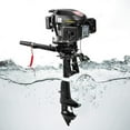 thumbnail image 1 of Miumaeov Black 6.5 HP 4-Stroke Boat Motor with Air Cooling 2500RPM, 1 of 11