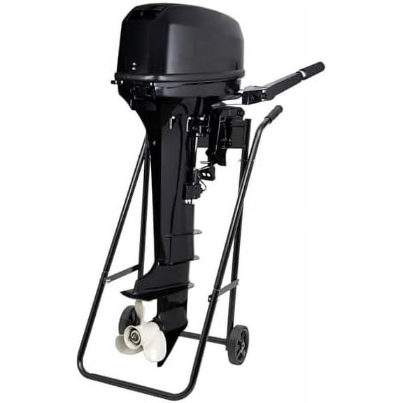 Outboard Motor Stand Carrier, Heavy Duty Outboard Motor Boat Engine Stand, 70KG/154LB Weight Capacity, for Transporting Outboard Motor (US Stock)$$Watercraft