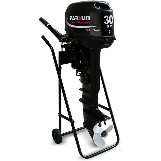 Outboard Motor Trolley Carrier Cart, Foldable Trolley Engine Stand Boat ...