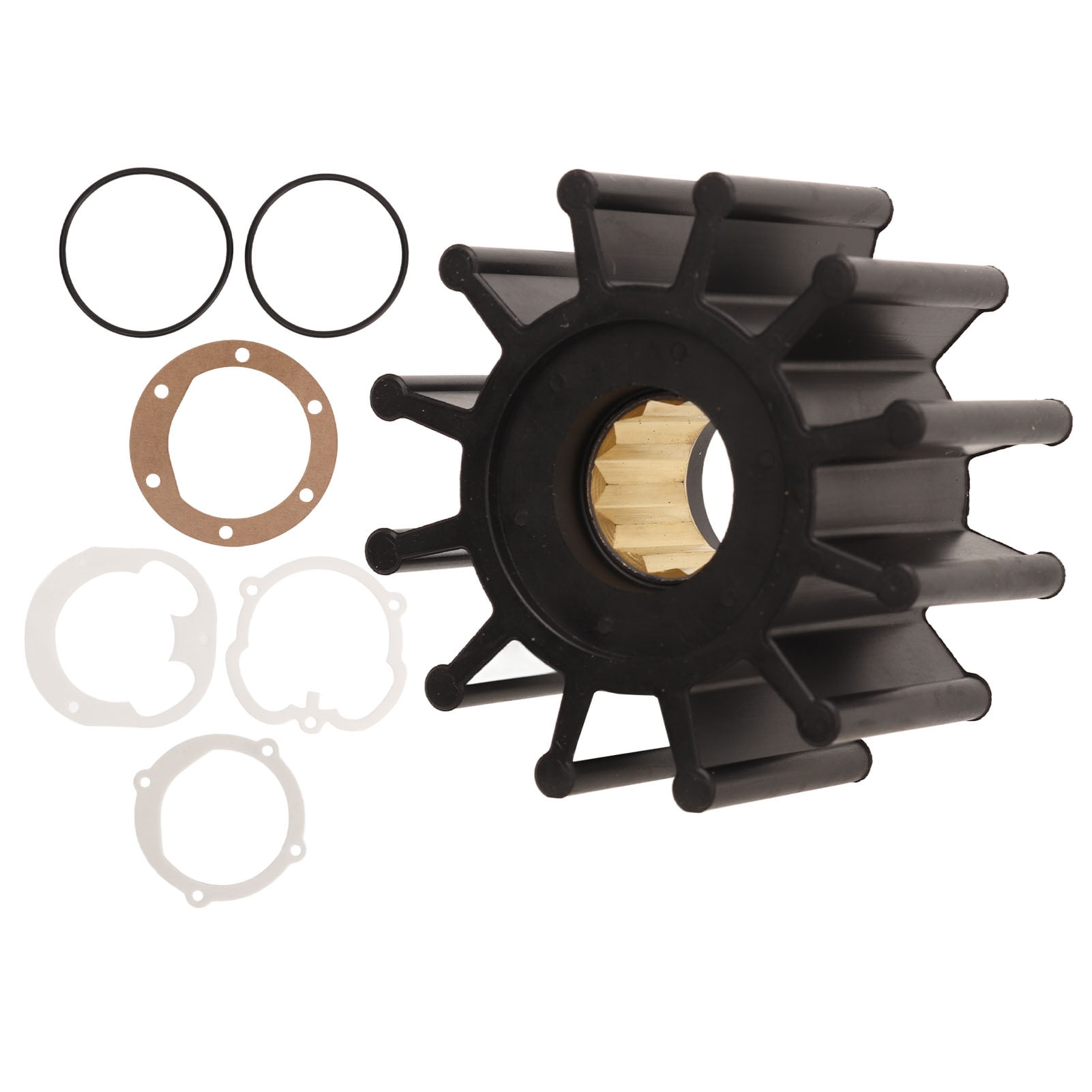 Outboard Water Pump Impeller 500107GT Spline Drive Boat Motor Impeller Replacement for Jabsco