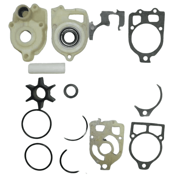 Outboard Water Pump Impeller Kit Compatible with 1992-1999 Mercury V6 2.5L 150 175 200 HP EFI Optimax Pro Max Mercury 46-42579A4 96148A5 96148A8
