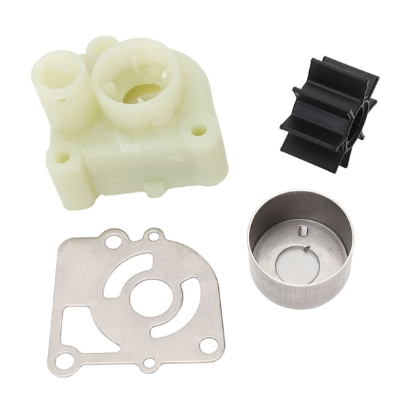 Outboard Water Pump Repair Kit 350-65016-0 Case 334-65021-0 Impeller for 2 Stroke 18HP Boat Motor Engine Maintenance Marine Replacement Accessories Set 4.33 in / 11 cm