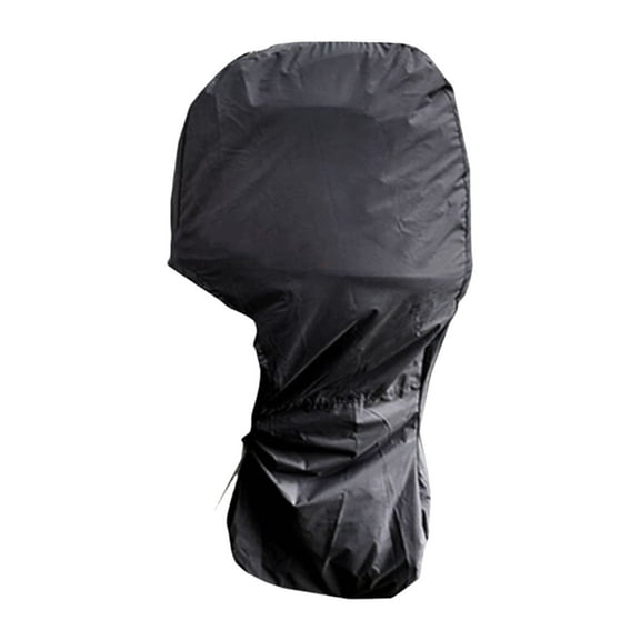 Outboards Engine Protector Guard Silver Coated 420D Fabric Weatherproof Design With Reinforced Zippered For Marine Motor