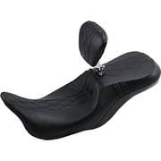 Outcast GT 2UP Seat with Backrest - Perforated Black Double Diamond