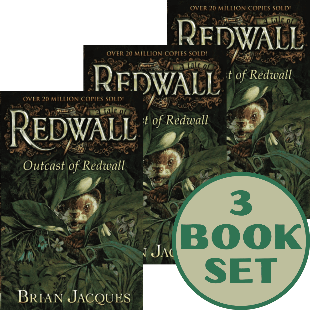 Redwall Complete Collection Outcast of Redwall (Redwall Series) Guided Reading Pack of 3 by Brian ...