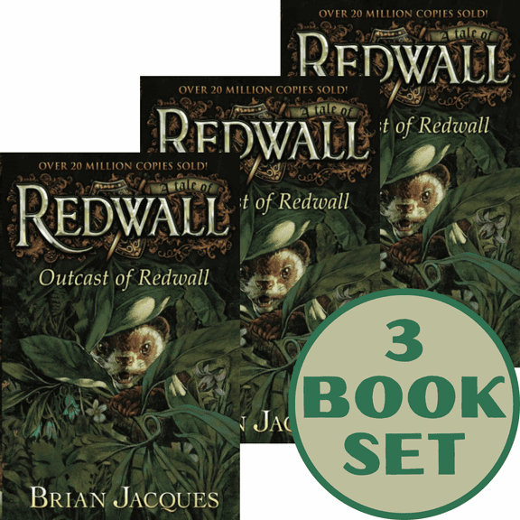 Outcast of Redwall (Redwall Series) Guided Reading Pack of 3 by Brian Jacques (Paperback Collection)