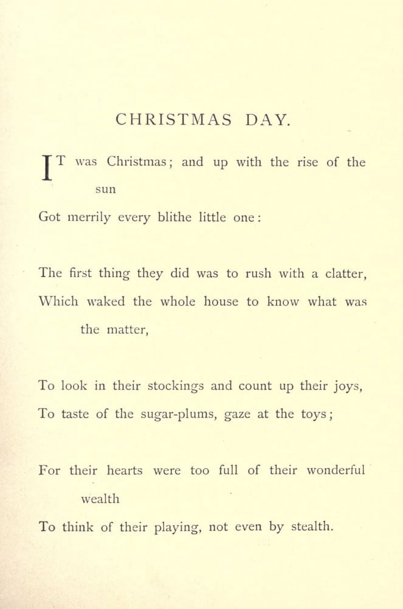 Outcast & other Poems 1872 Christmas Day 1 Canvas Art - JW Watson (18 x 24)