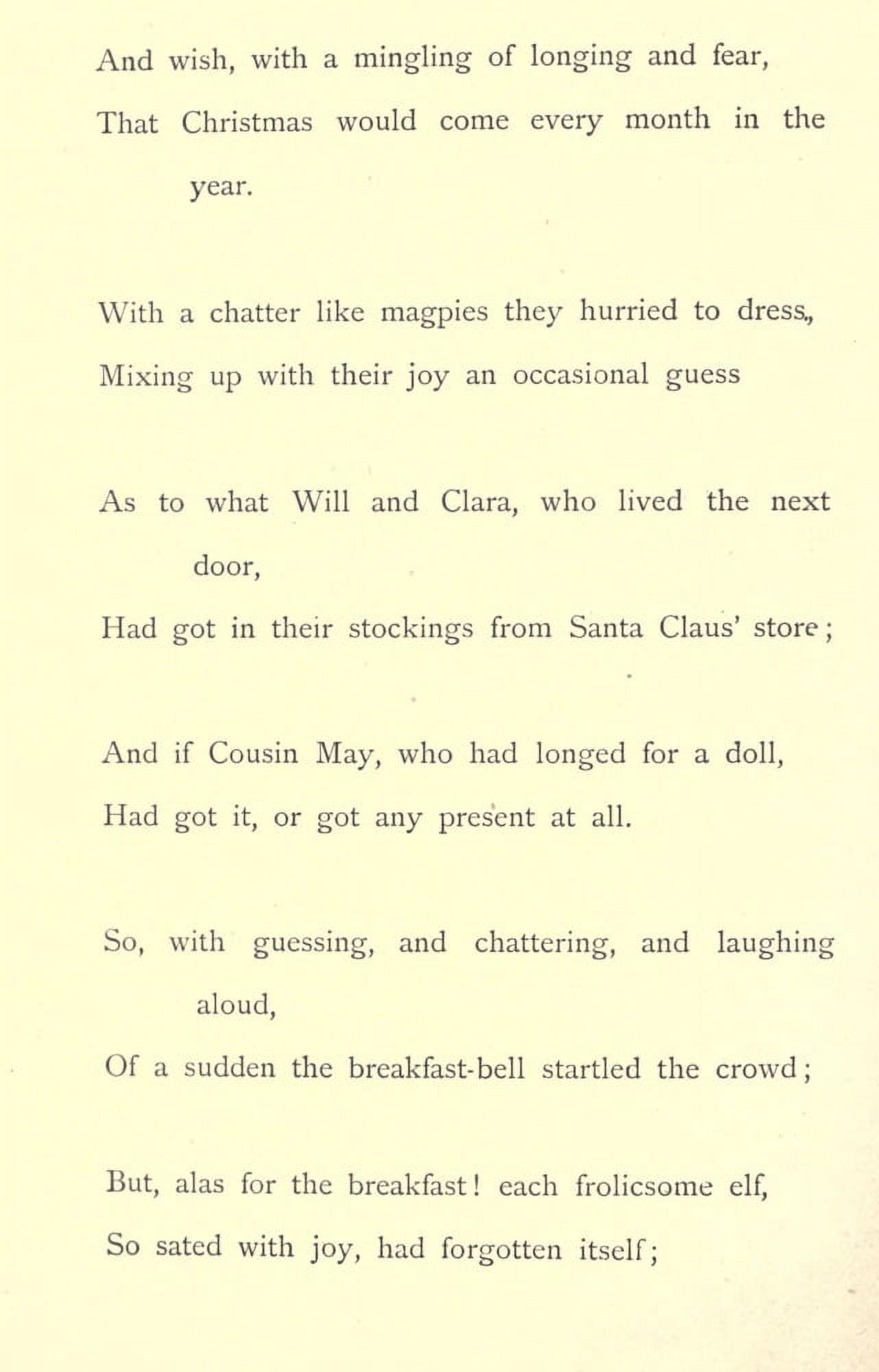 Outcast & other Poems 1872 Christmas Day 4 Canvas Art - JW Watson (18 x 24)