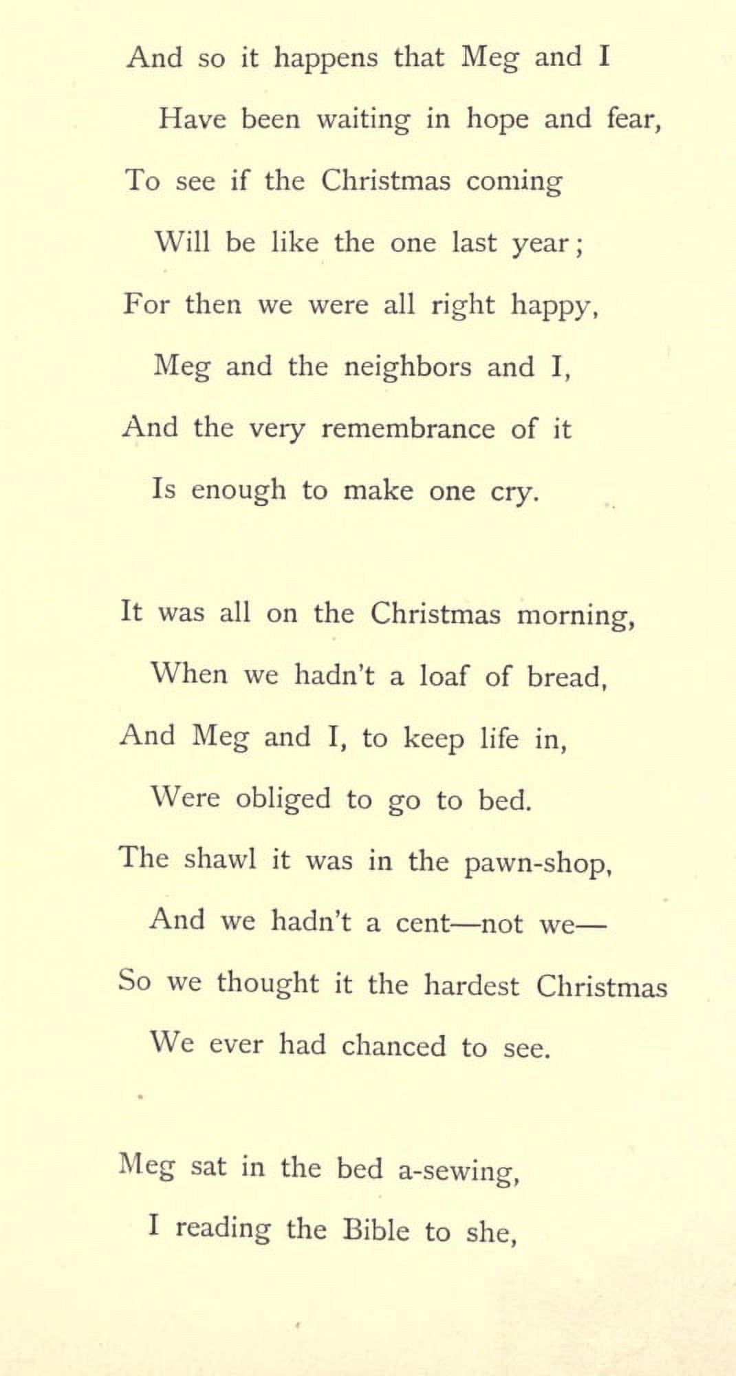 Outcast & other Poems 1872 Real Christmas Angels 3 Canvas Art - JW Watson (18 x 24)