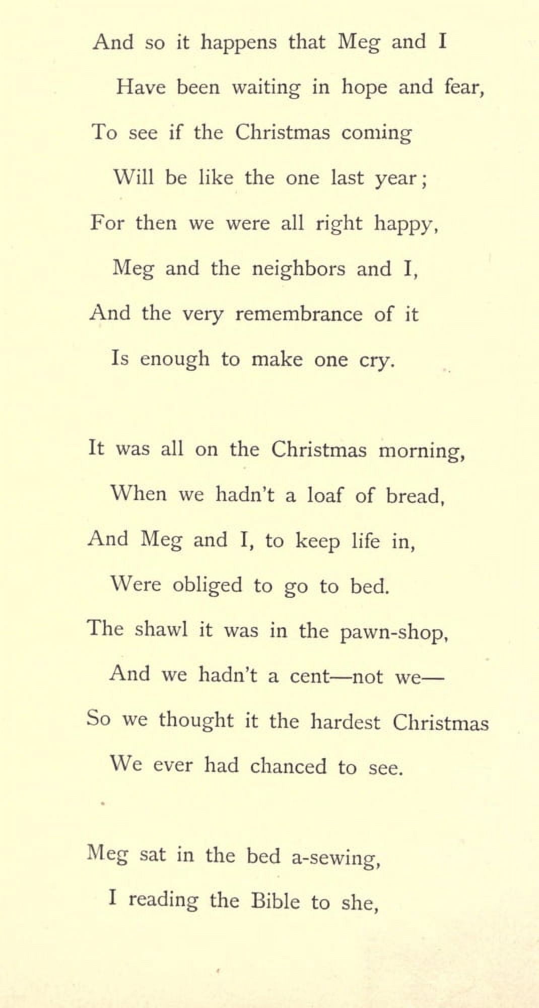 Outcast & other Poems 1872 Real Christmas Angels 3 Canvas Art - JW Watson (24 x 36)
