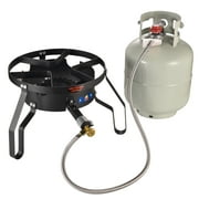 Outdoor 100,000BTU Portable Propane Burner Camping Stove Backyard Cooking
