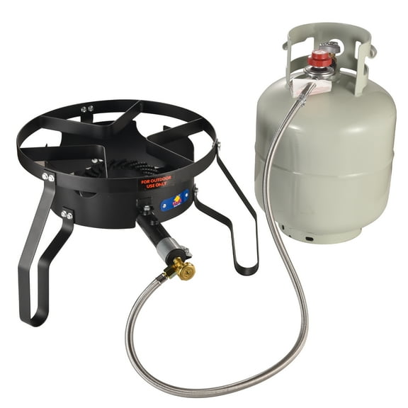 Outdoor 100,000BTU Portable Propane Burner Camping Stove Backyard Cooking