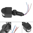 thumbnail image 1 of Outdoor 110-220V Infrared Pir Motion Sensor Detector Wall Light Switch 180°, 1 of 8