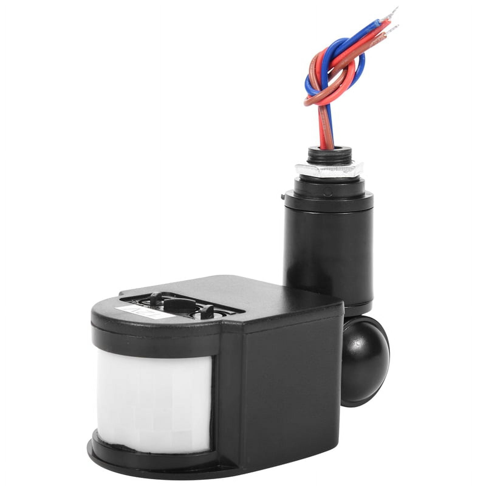 Outdoor 12V DC Automatic Sensor Switch for LED Light,Black