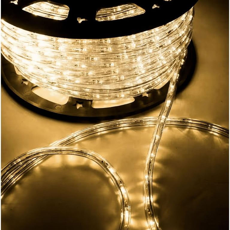 Warm white rope light top