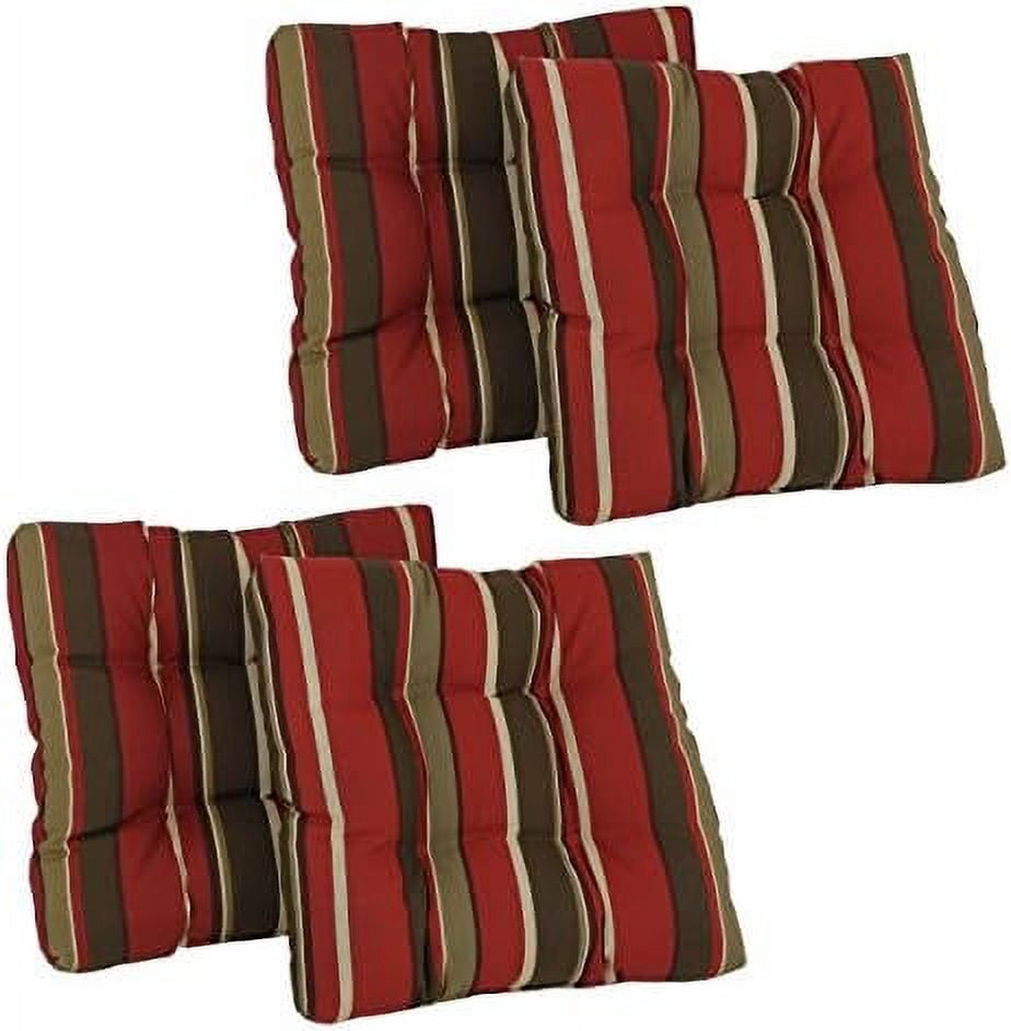 Outdoor 19inch Chair Cushion, 19" x 19", Montserrat Sangria 2 Count