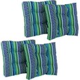 thumbnail image 1 of Outdoor 19-inch Square Chair Cushion, 19" x 19", Skyworks Multicolor 2 Count, 1 of 2