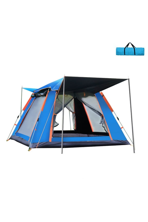 Outdoor 2/4 Person Automatic Quick-opening Tent, Travel Camping Tent,  Rainproof Sunshine-proof Tent Fishing Hiking Sunshine Shelter