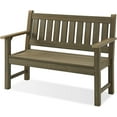thumbnail image 1 of Outdoor , 2-Person Garden , Poly Lumber Patio  for Outdoors, Porch, and Park (Light Brown), 1 of 8