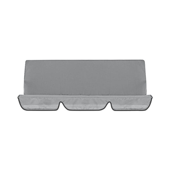 Outdoor 3-Seater Swing Chair Cushion Replacement, Water-Resistant 190T Silver-Coated Fabric, Comfortable Garden Patio Bench Pad, 59 x 20 inch Size