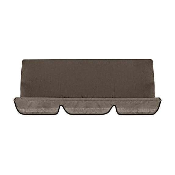 Outdoor 3-Seater Swing Chair Cushion Replacement, Water-Resistant 190T Silver-Coated Fabric, Comfortable Garden Patio Bench Pad, 59 x 20 inch Size